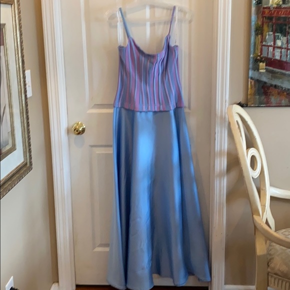 NEW Tadashi 4 purple and blue long formal gown. - Picture 1 of 8